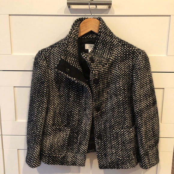Loft black and white jacket size small - Picture 1 of 3
